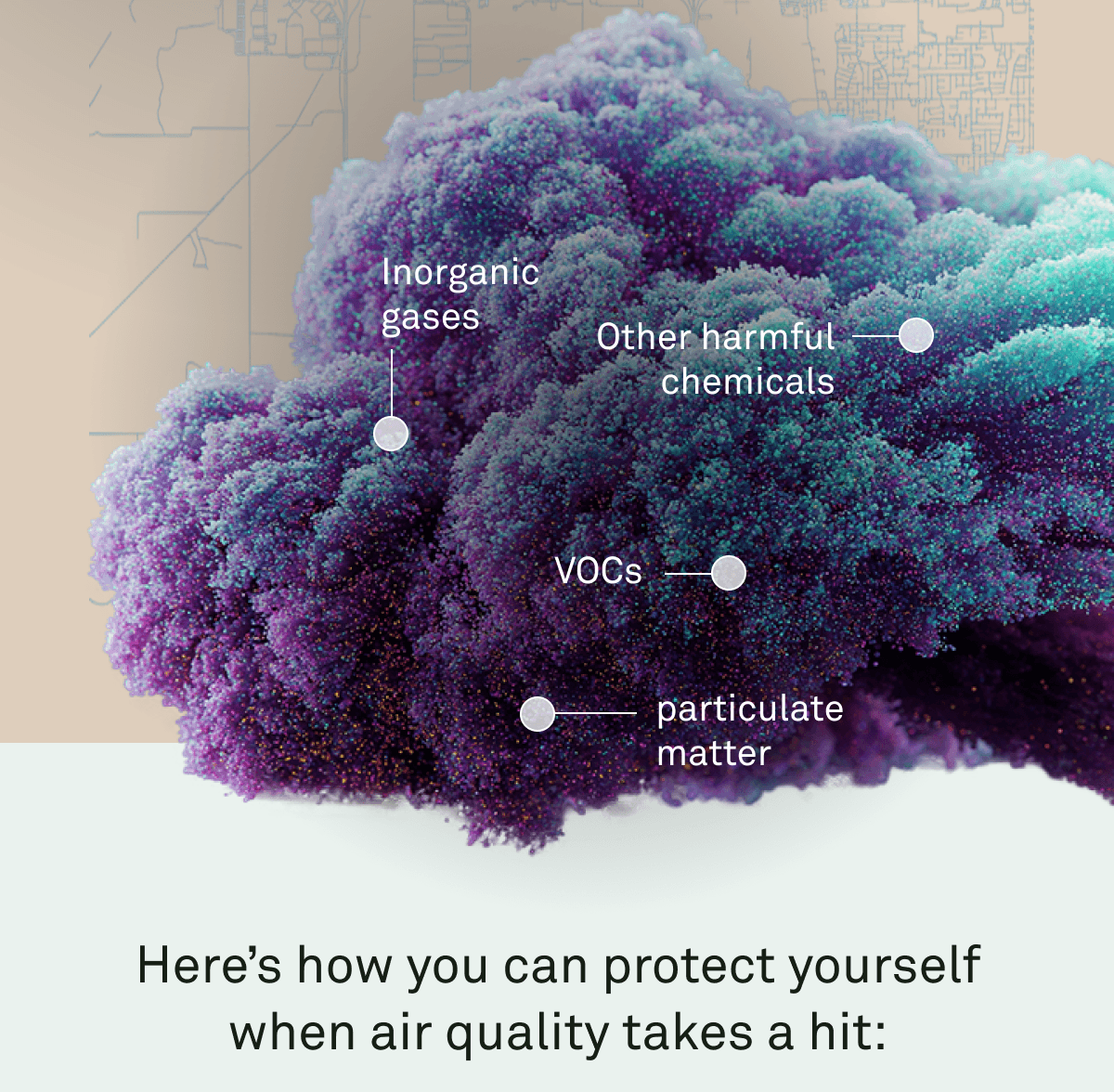 Here's what you can do about it: watch fireworks shows from a distance, close your windows during the evening spike, run your air purifier on high for any pollutants that find their way inside.