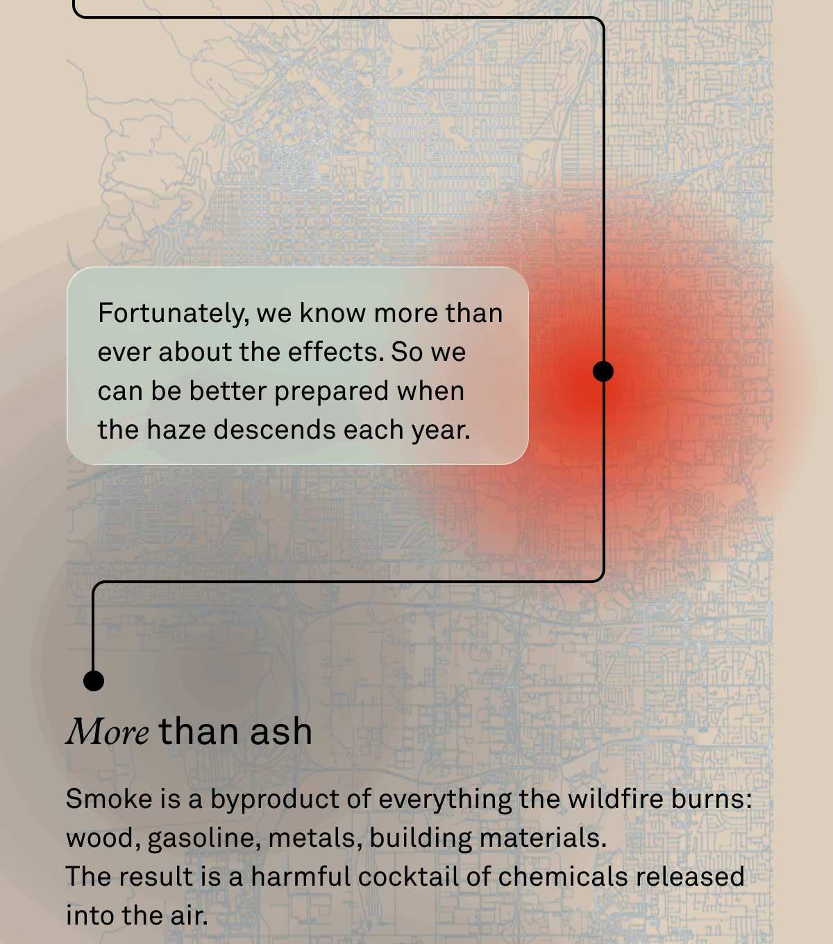 While this limited exposure shouldn't be cause for panic, individuals sensitive to particulate pollution may experience irritation.