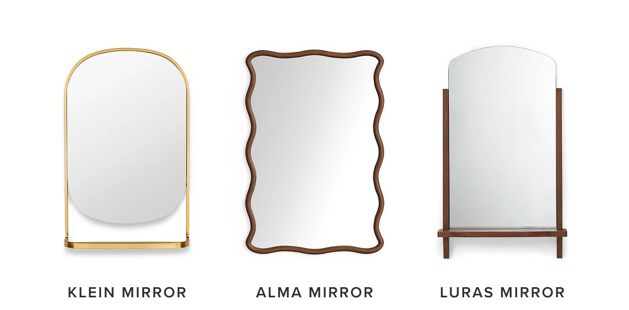 Shop mirrors.