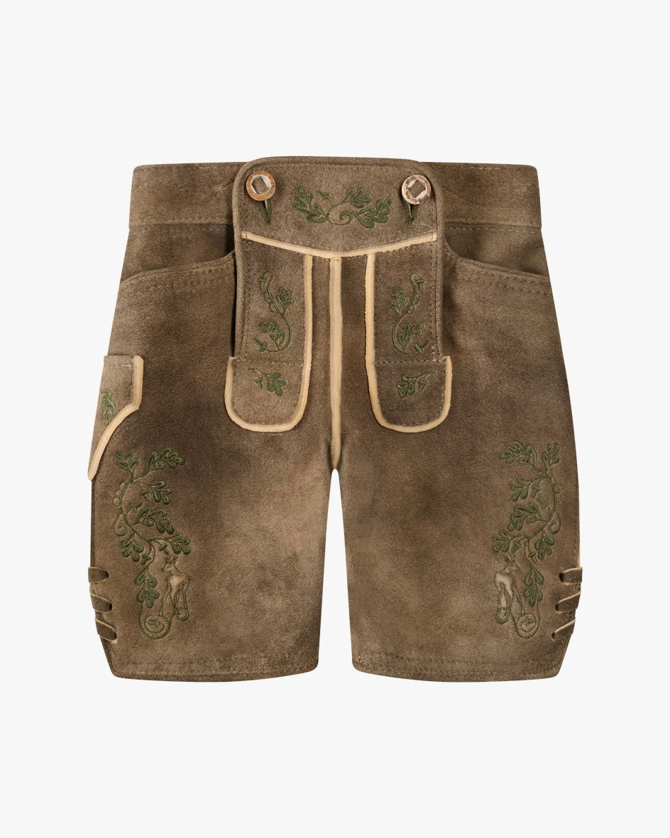 Wiesnlederhose aus Ziegenleder