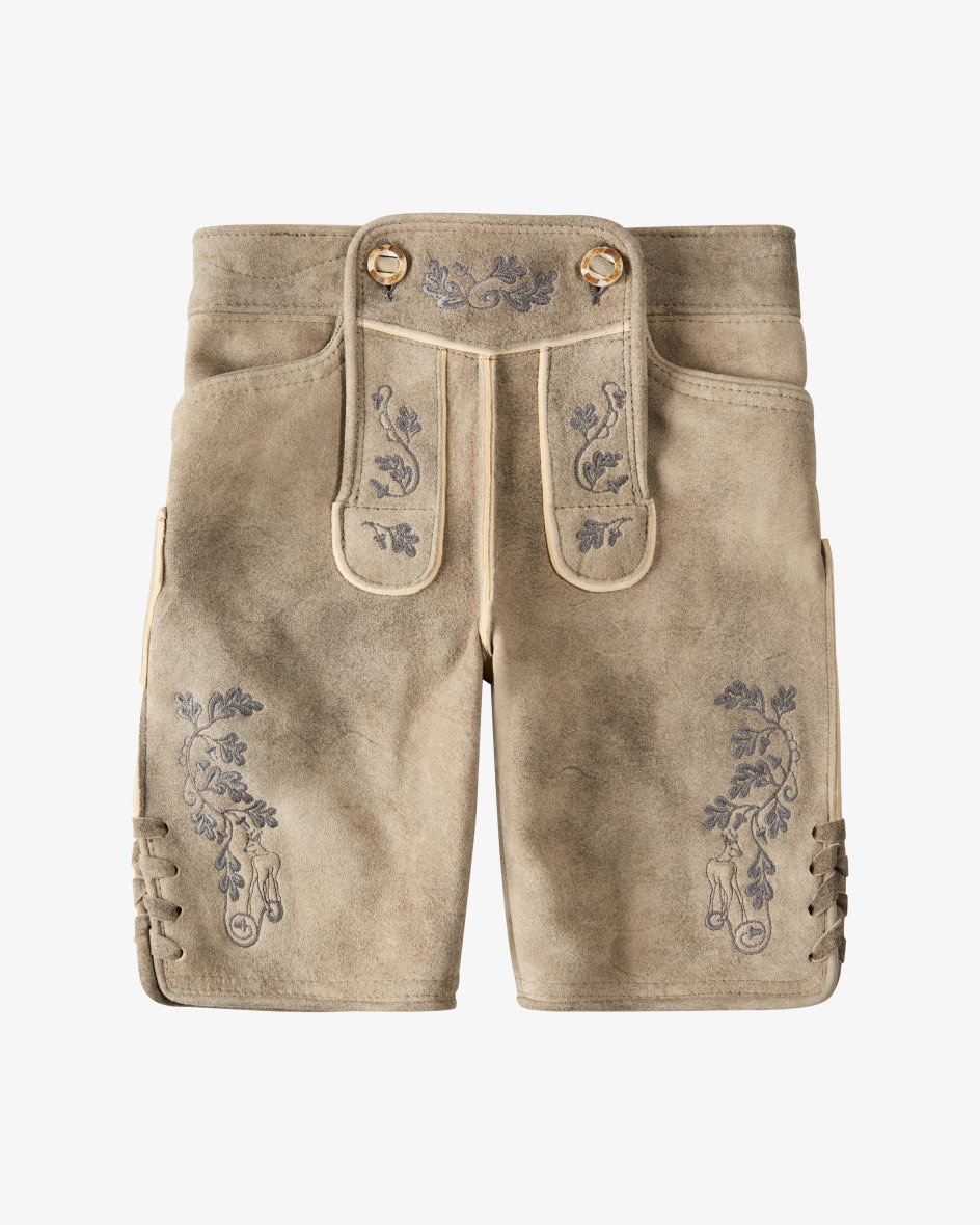 Wiesnlederhose aus Ziegenleder