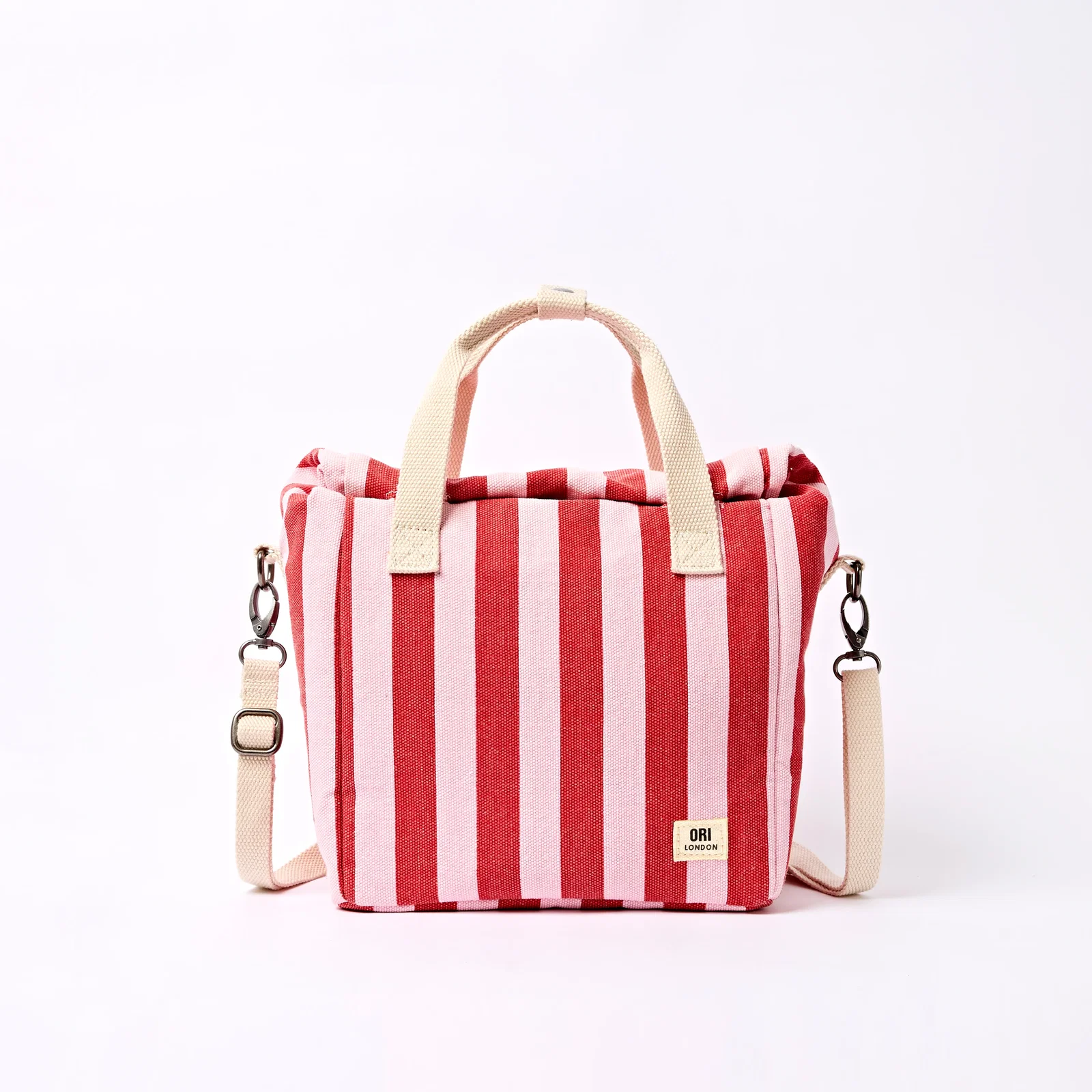 Image of Hampstead Lunch Bag in Strawberry Stripe