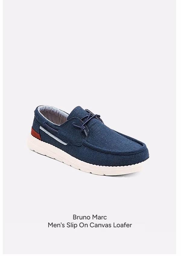 Men's Slip On Canvas Loafer