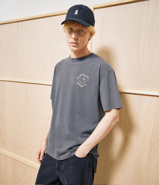 MAARKOS GMT DYE SMILE T-SHIRT