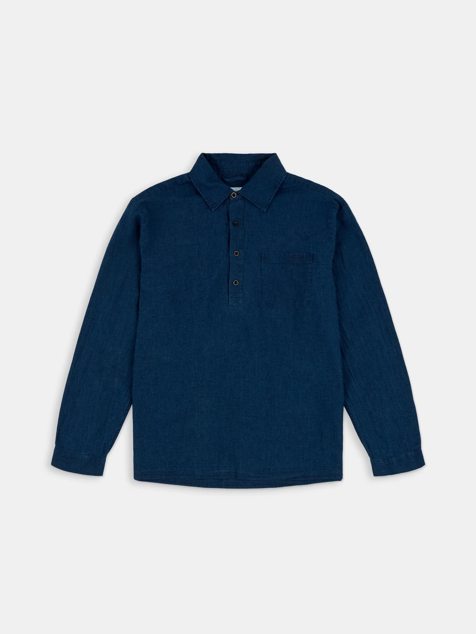 Image of Carpenter Linen Shirt in Dark Navy