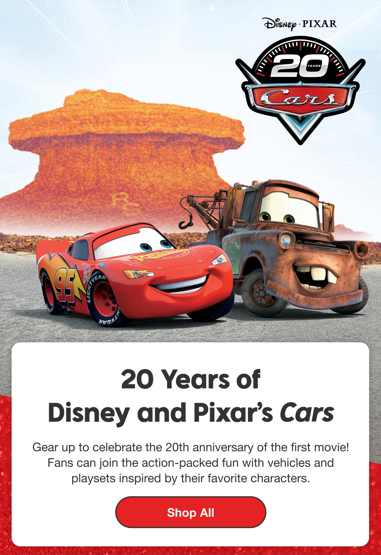 20 Years of Disney and Pixar’s Cars 