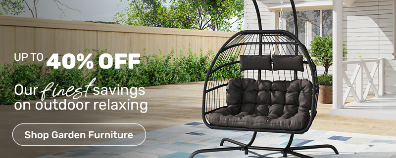 up to 40% off. Our finest savings on outdoor relaxing - shop garden furniture deals
