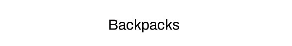 Backpacks