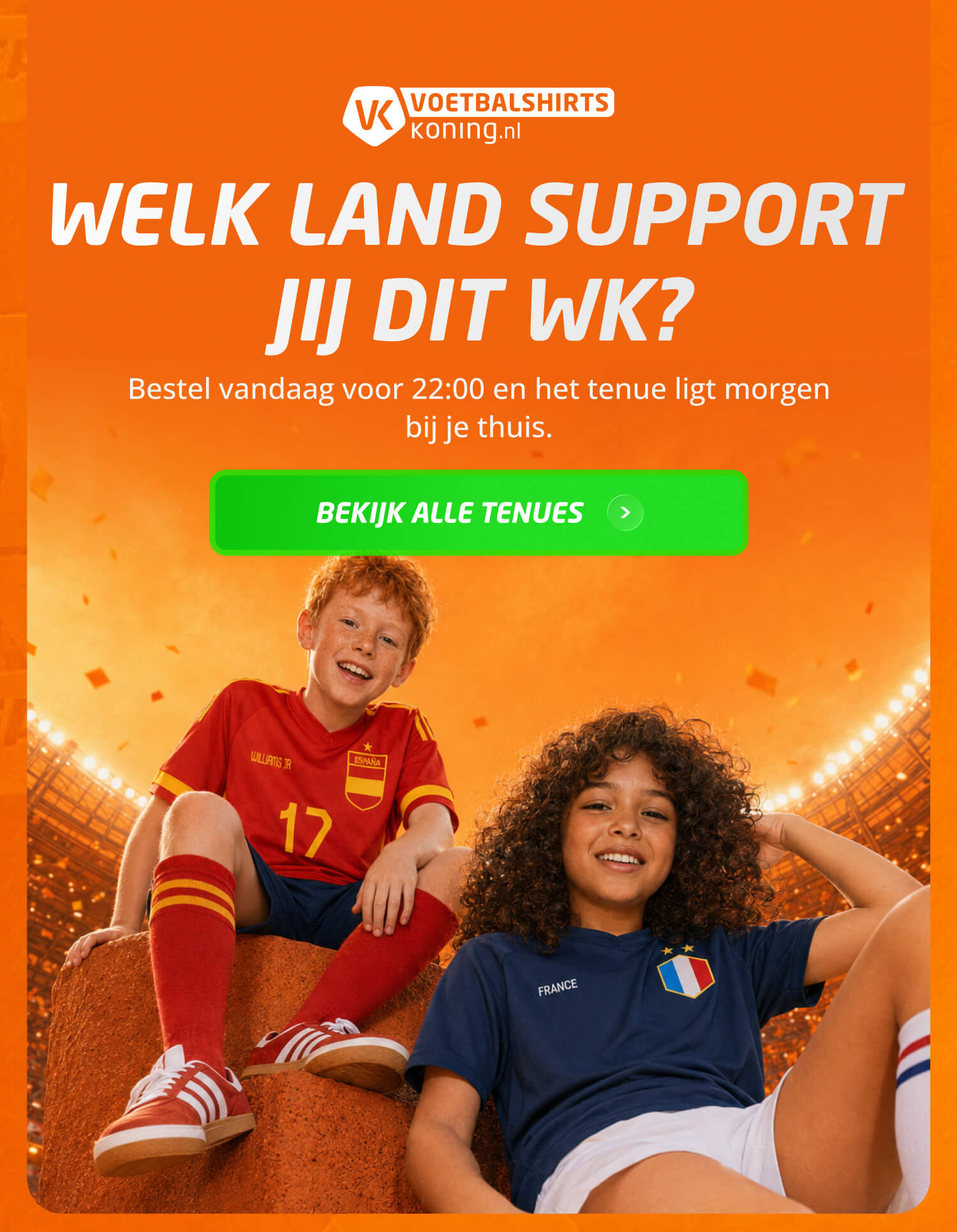 Welk land support  jij dit wk?