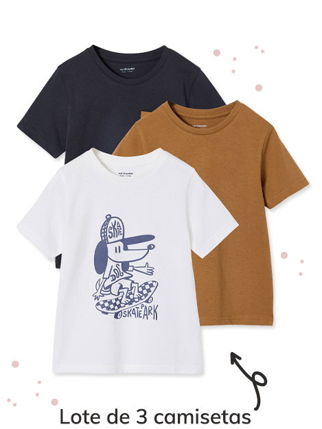 Lote de 3 camisetas