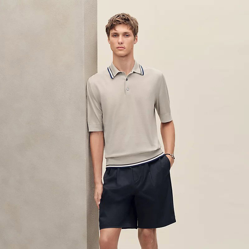 Image of "Rayures & Twist" polo shirt
