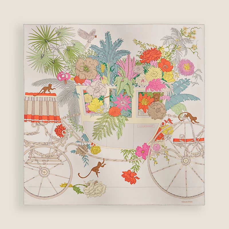 Image of the scarf La Nature en Voyage