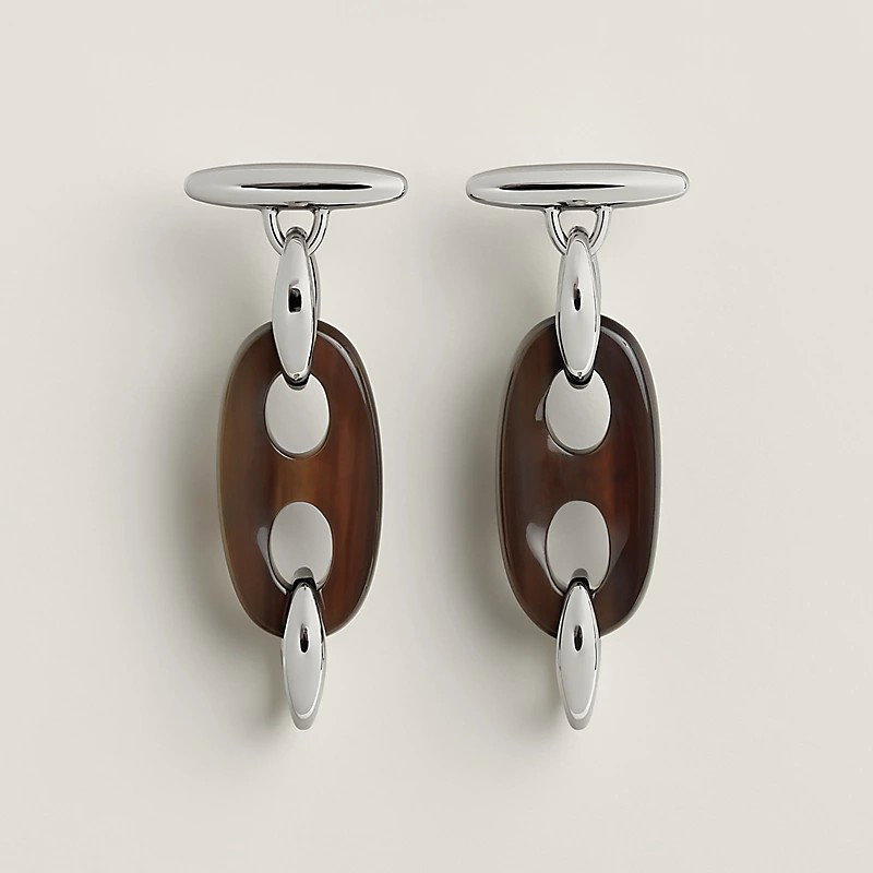Image of the Rivage earrings, small model
