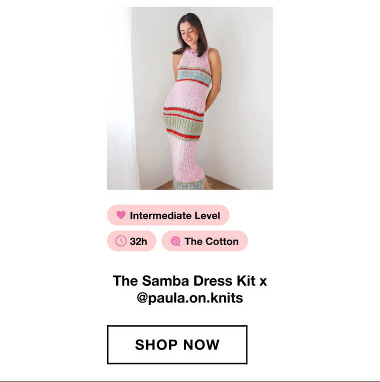 The Samba Dress Kit x @paula.on.knits 1