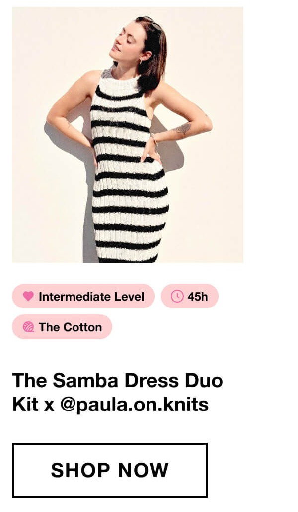 The Samba Dress Duo Kit x @paula.on.knits