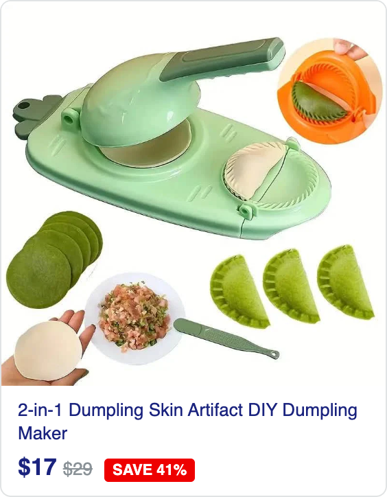 2-in-1 Dumpling Skin Artifact DIY Dumpling Maker