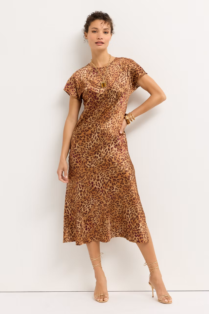 RYU BIAS DOLMAN DRESS