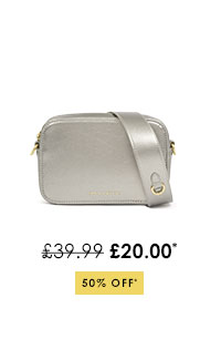 Avery Small Crossbody Bag in Pewter