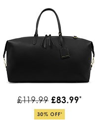 Oxford Weekend Holdall in Black