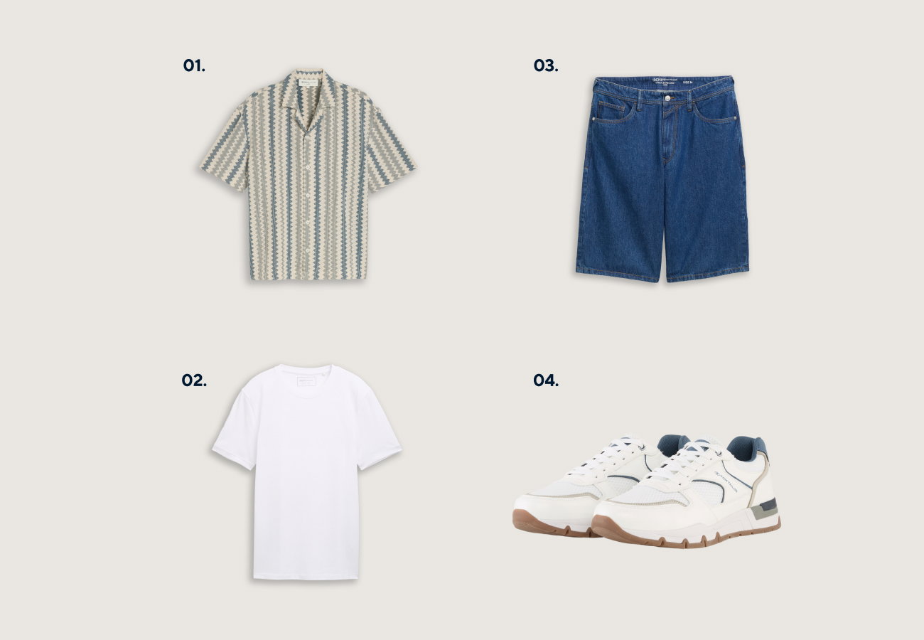   Look mit Kurzarmhemd shoppen 