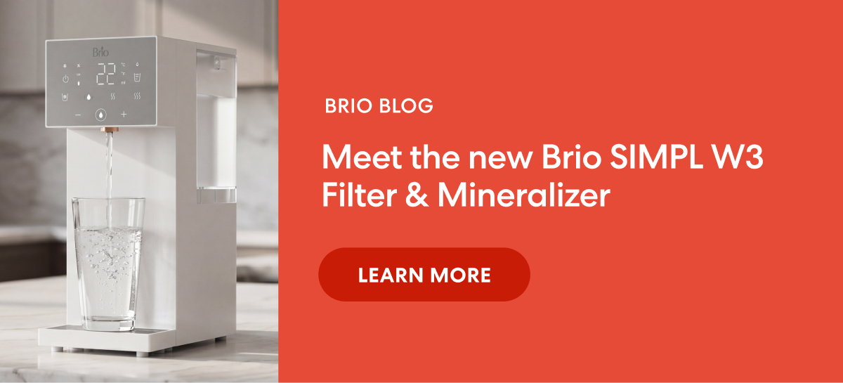 Brio Blog | Meet the new Brio SIMPL W3 Filter & Mineralizer