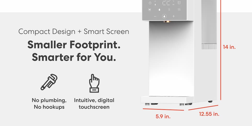 Compact Design + Smart Screen | Smaller Footprint. Smarter for You.