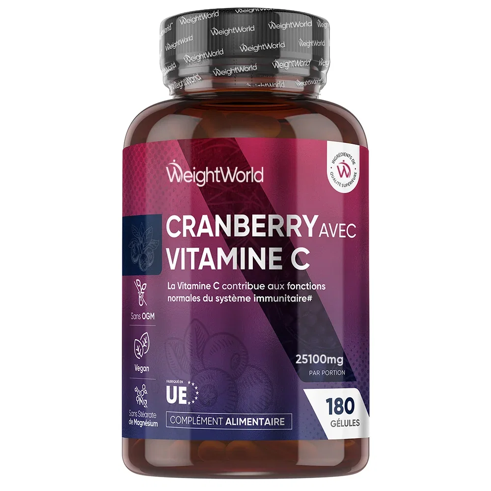 Image of Gélules de Cranberry + Vitamine C