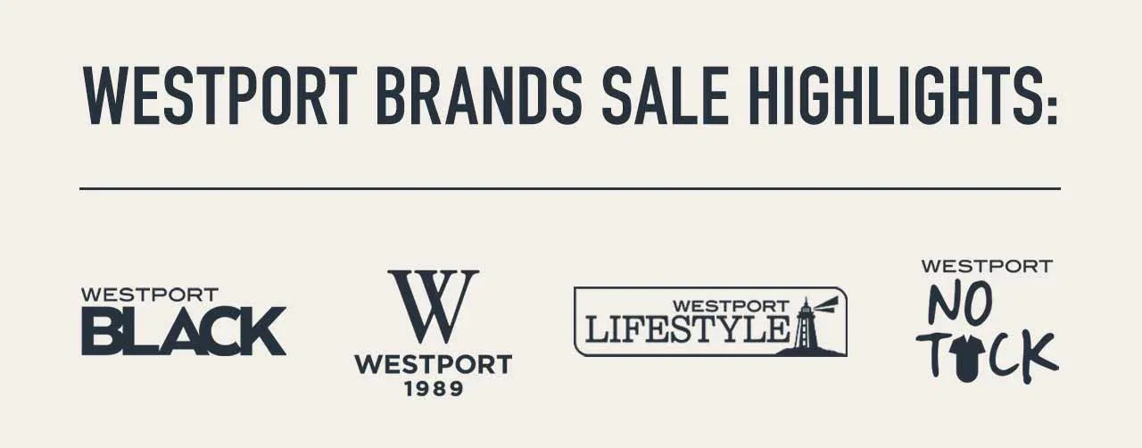 Shop Westport brand sale styles — now with an extra 25% off.
