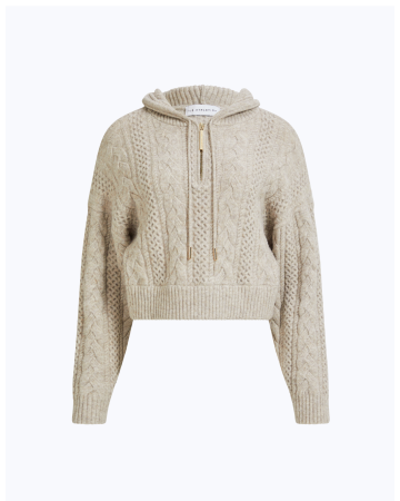 Cable Knit Hoodie