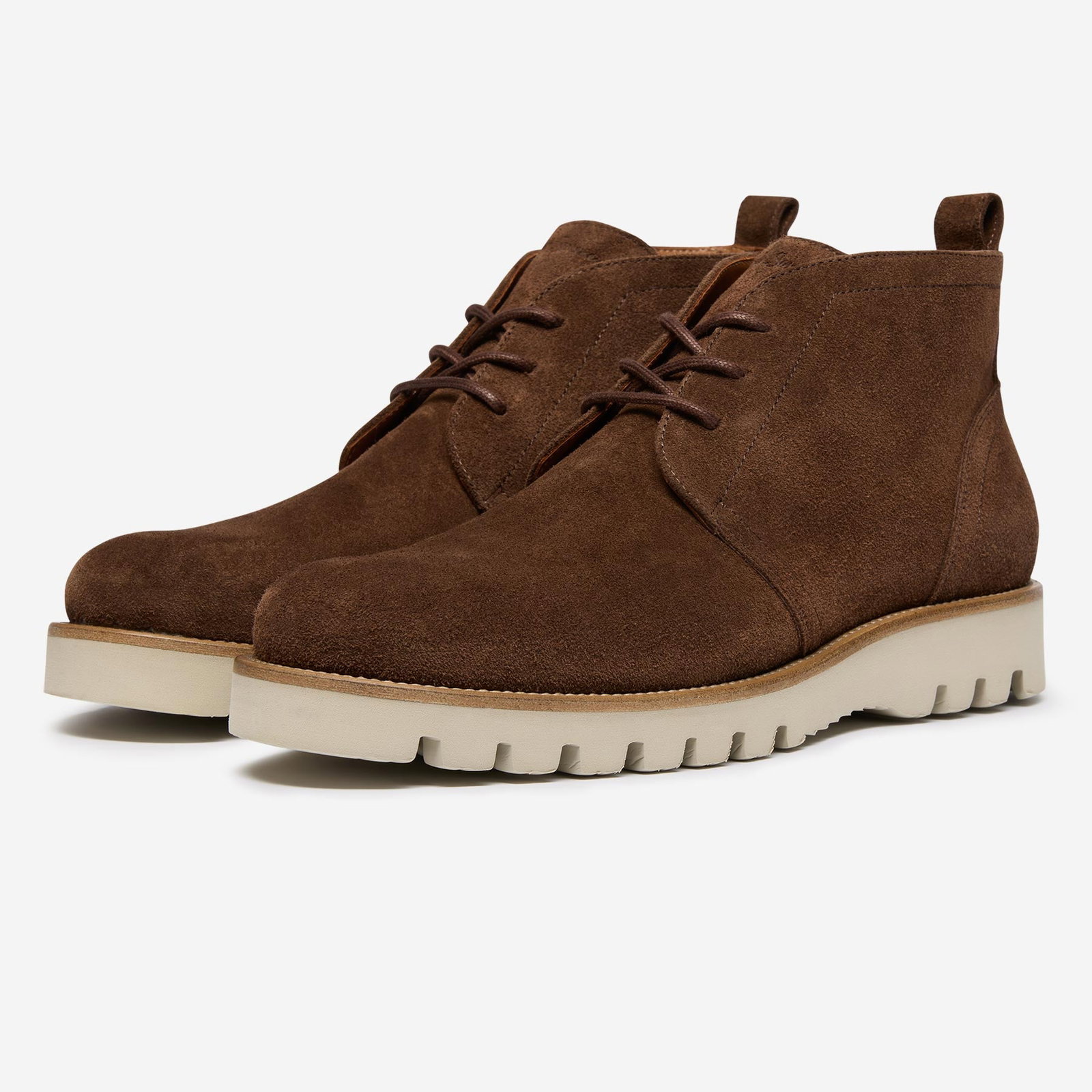 Mateus Brown Calf Suede Chukka Boots