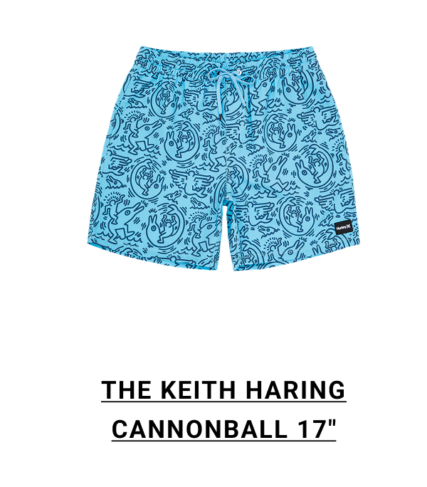 Hurley x Keith Haring Cannonball 17" Volley Short