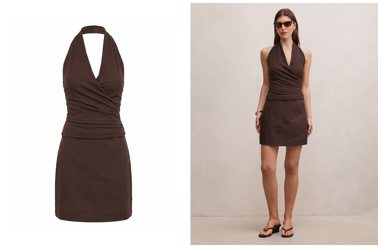 Imogen Halter 2 in 1 Mini Dress