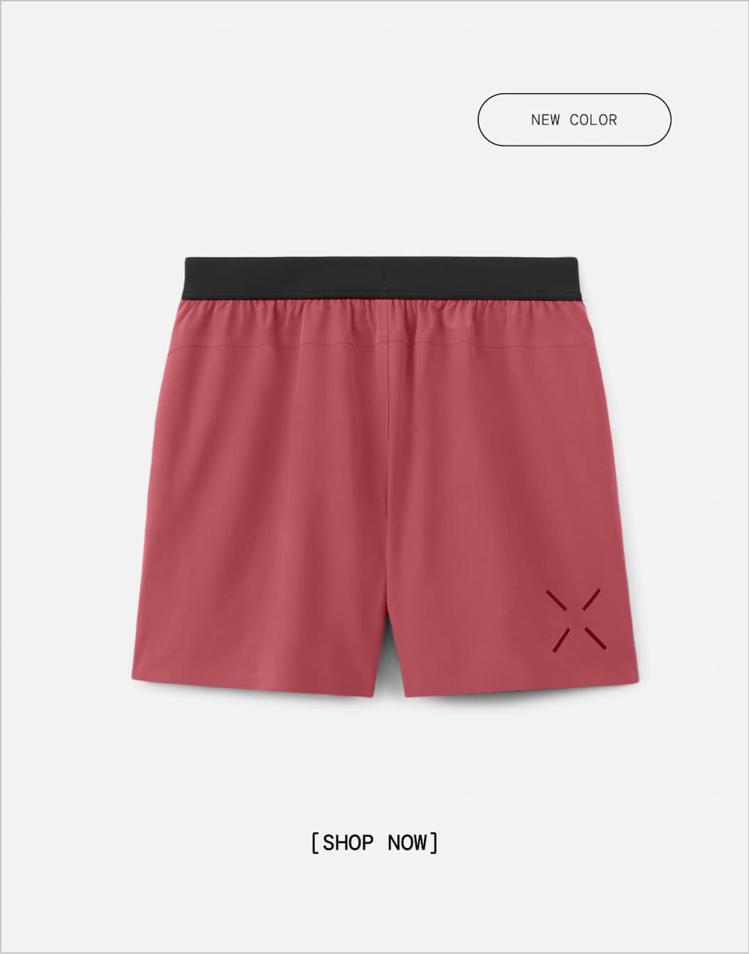 Back Product Image: Mesa Red Interval Short
