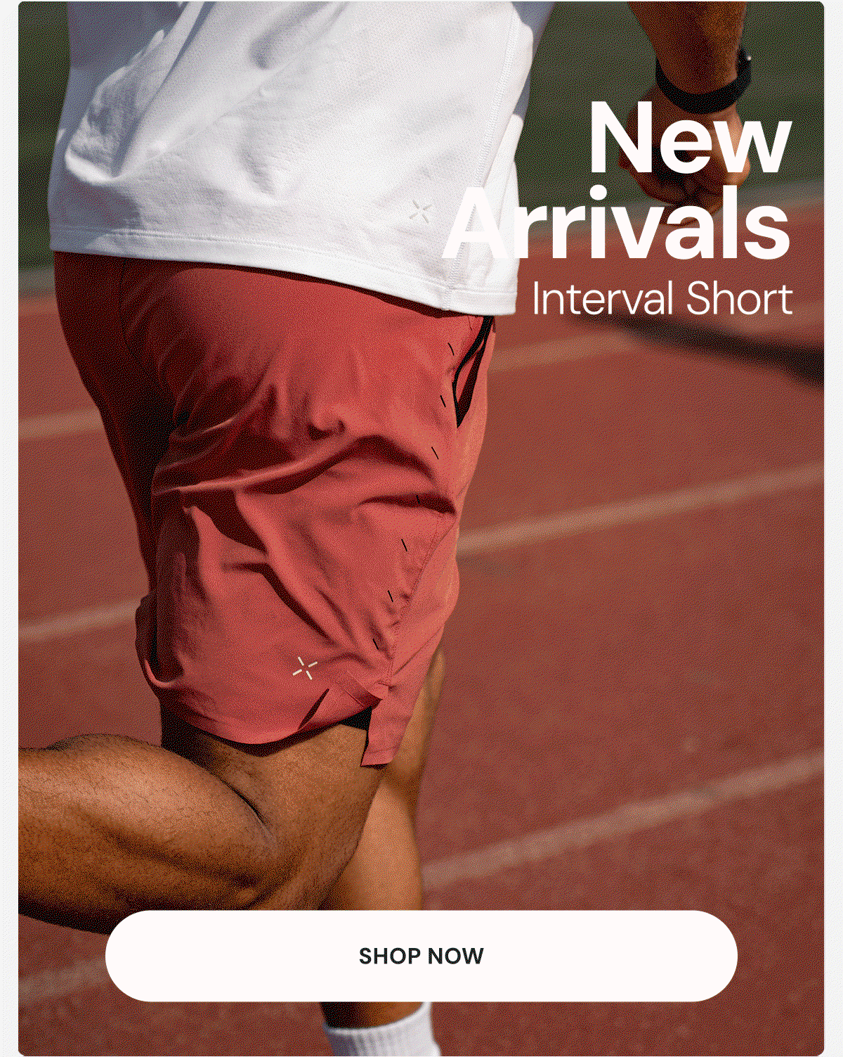 New Arrivals: Interval Short in Mesa Red and Fir Green