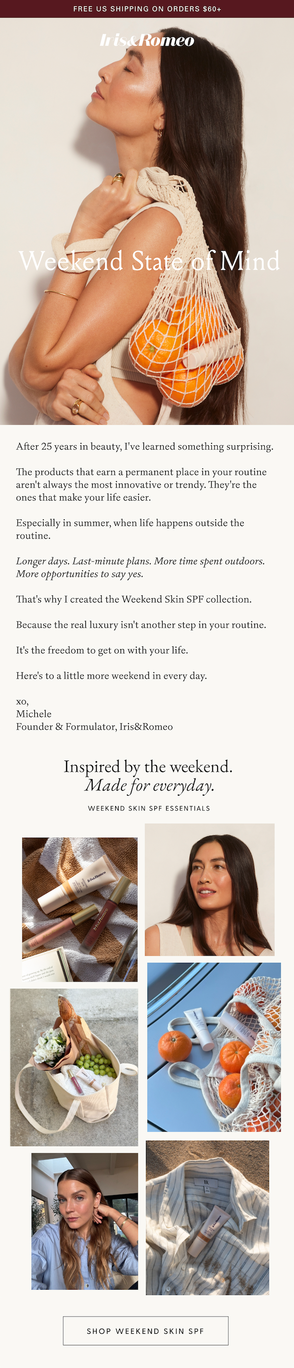 Weekend Skin SPF Collection