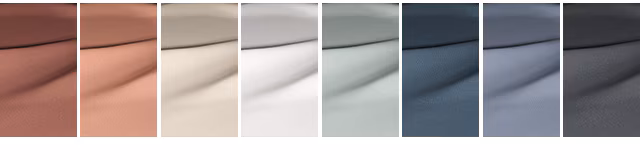 The many colors of our Blindsgalore Luxera Motorized Roller Shades
