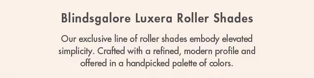 Blindsgalore Luxera Motorized Roller Shades