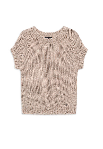 Leichter Pullunder in beige
