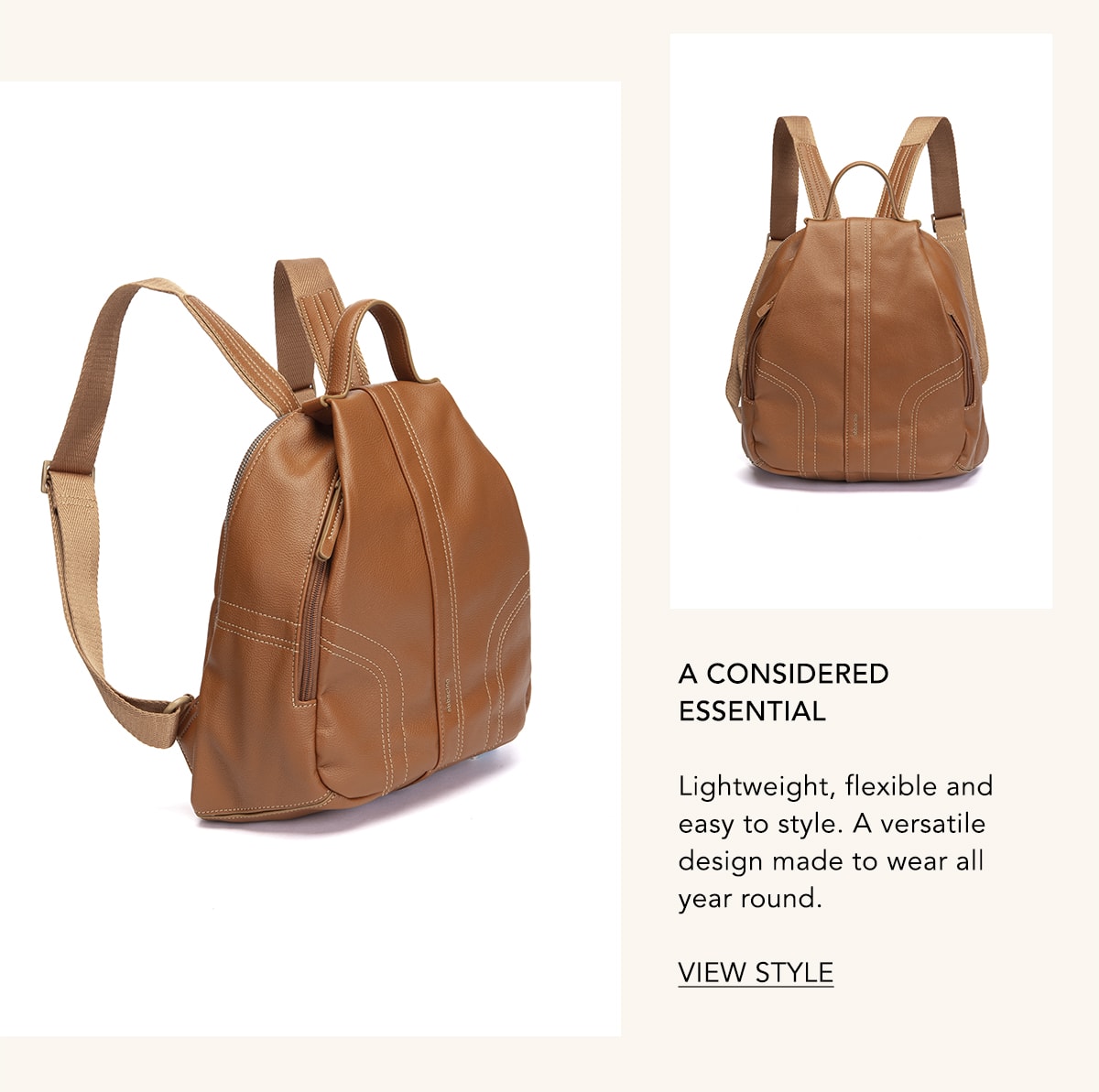 A CONSIDERED ESSENTIAL Lightweight, flexible and easy to style. A versatile design made to wear all year round. VIEW STYLE