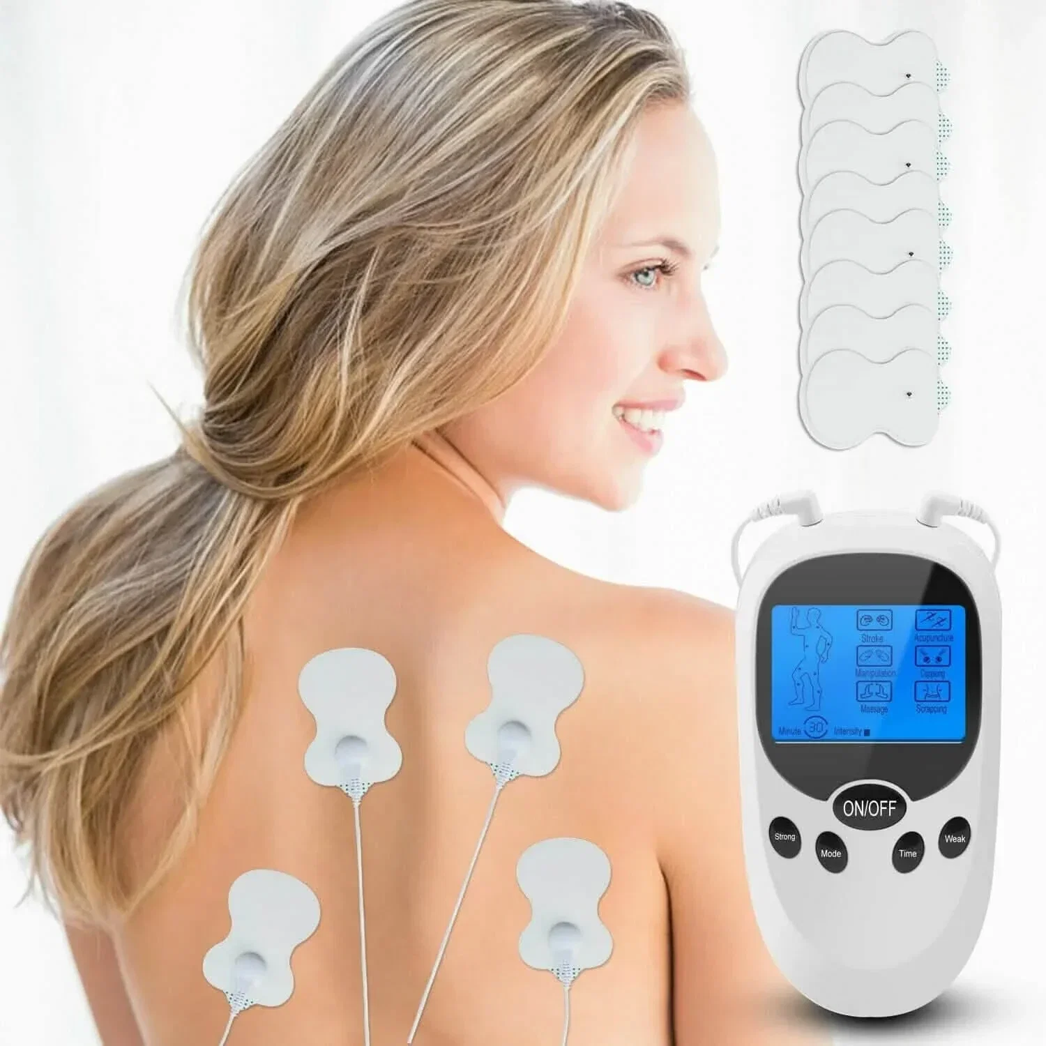 Image of Portable Muscle Stimulator – TENS Device for Pain Relief