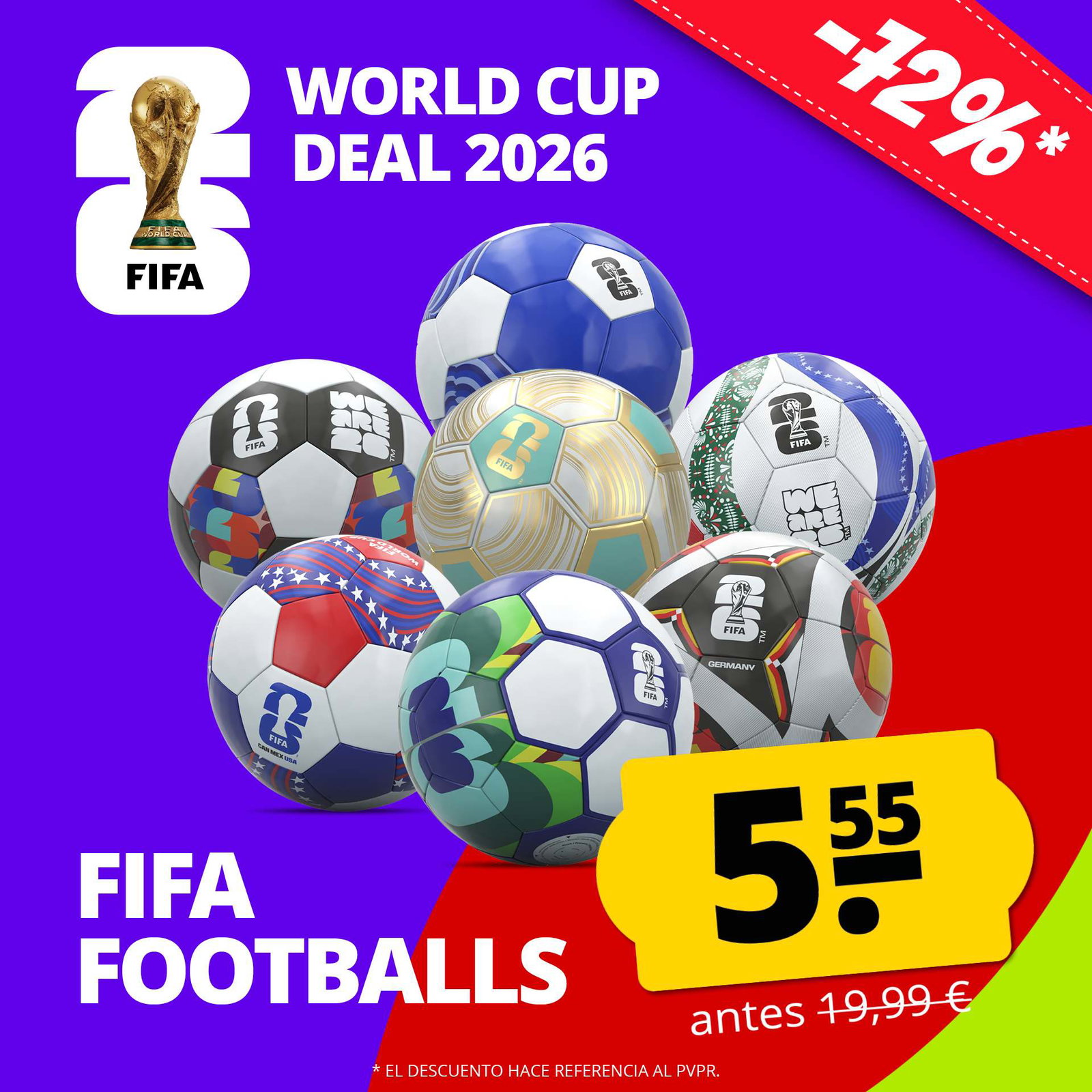 copa mundial de la fifa 2026 lizenz balon de futbol