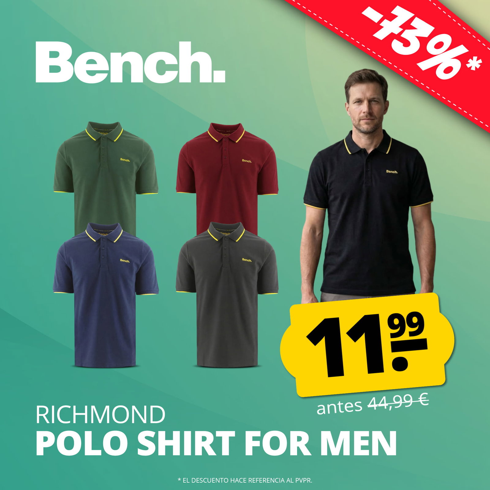 bench richmond hombre polo