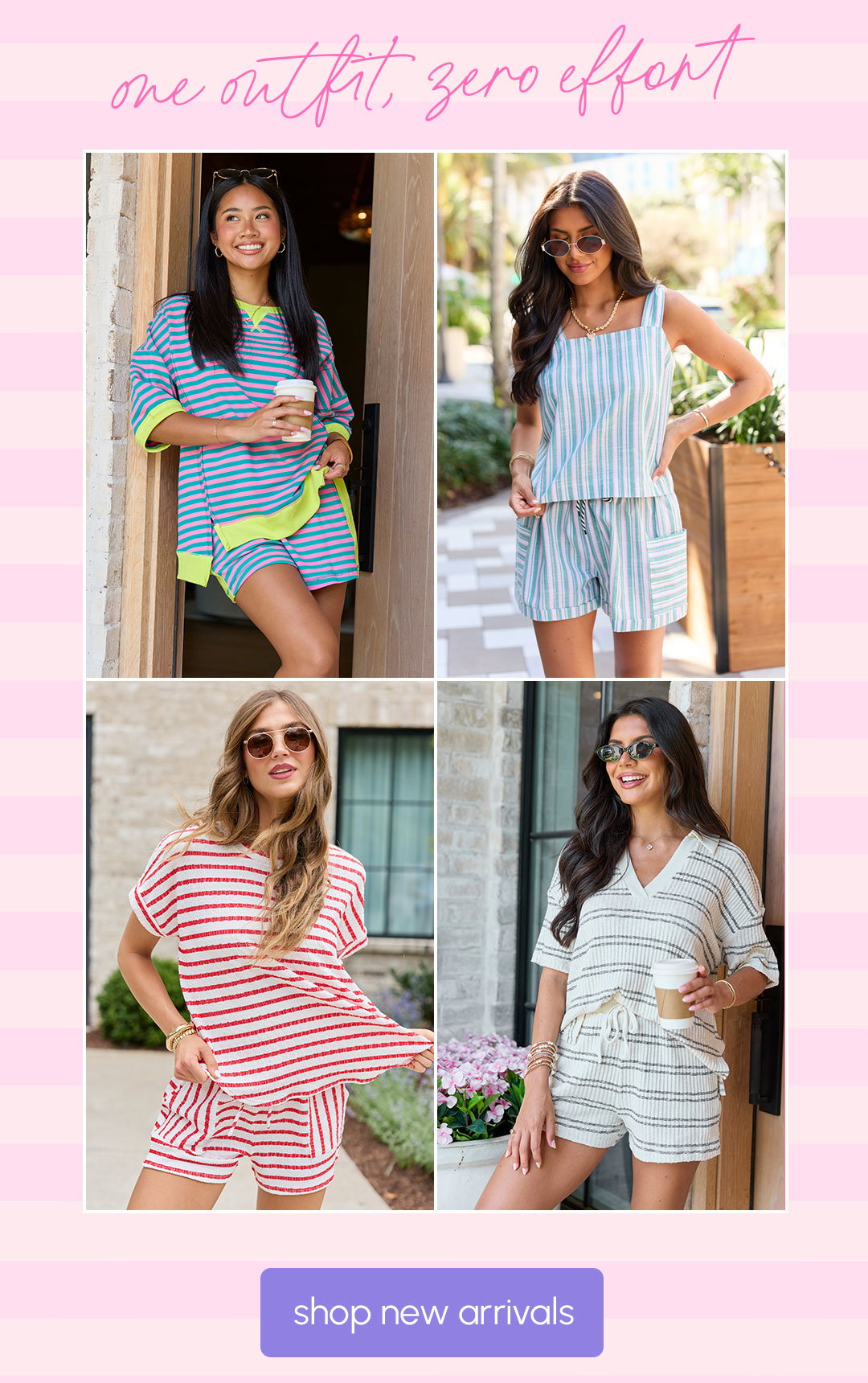Stripe into something Cute - shop new arrivals