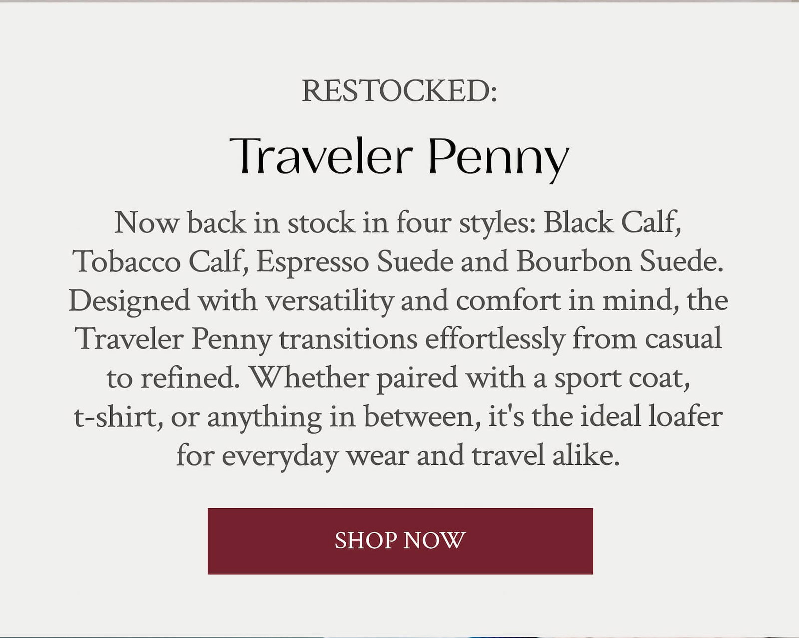 Restocked: Dune Traveler Penny