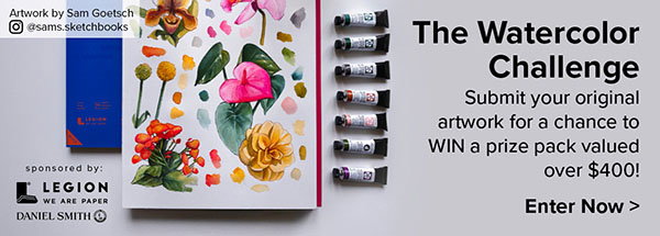The Watercolor Challenge - Enter Now >