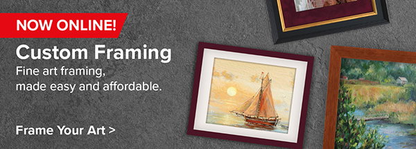 Custom Framing - Shop Now >