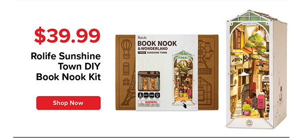 Rolife Sunshine Town DIY Book Nook Kit