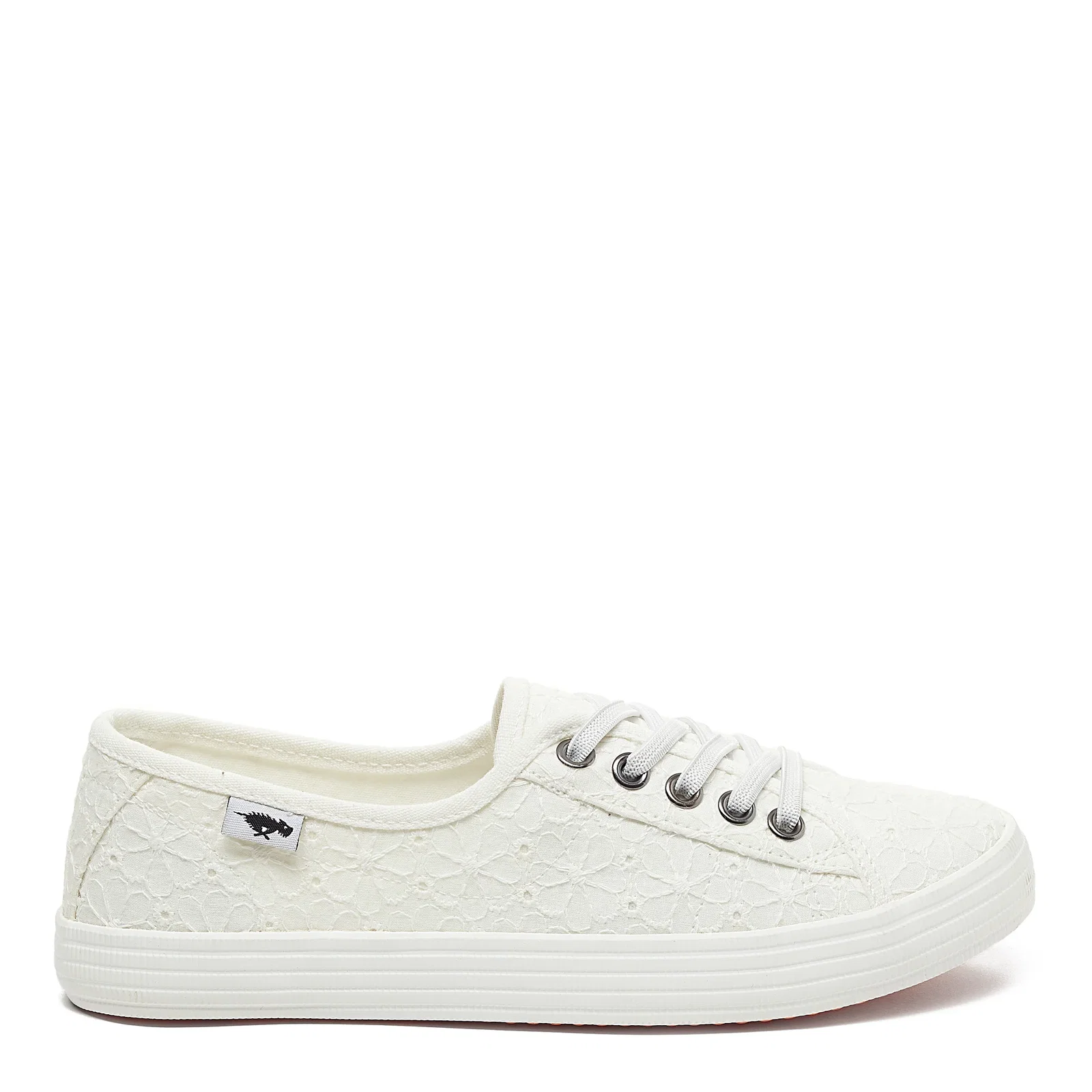 Image of Chow Chow White Elsie Eyelet Trainers