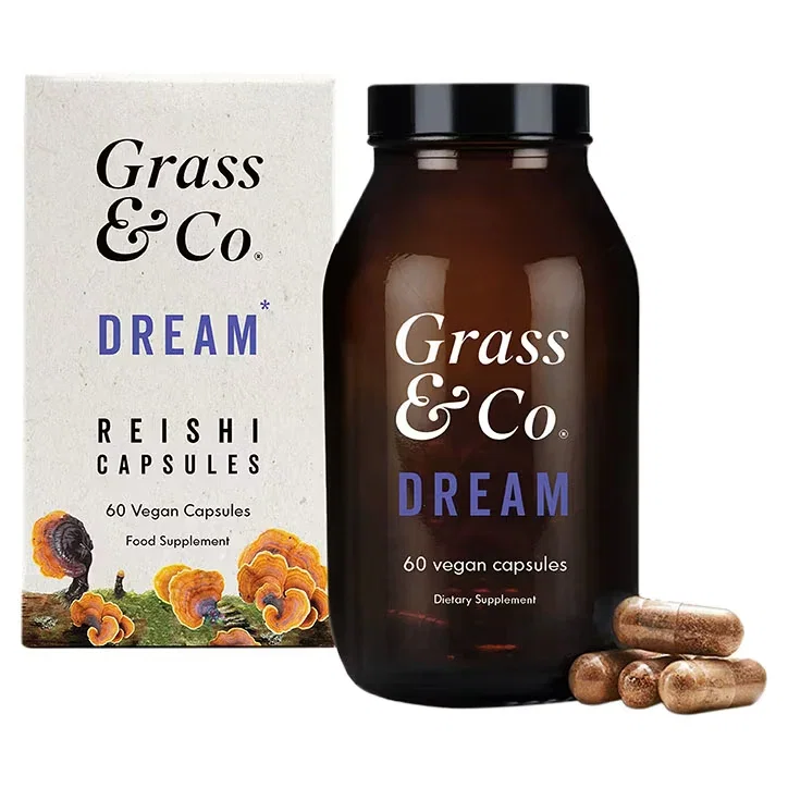 Grass and Co Dream Hongos Reishi con Magnesio y Salvia 60 cápsulas veganas
