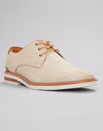 30% Off Florsheim Capitol Canvas Plain Toe Lace Up Oxfords